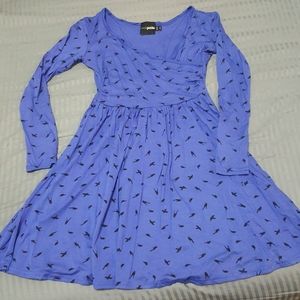 ASOS size UK 4, US 1, bird print dress